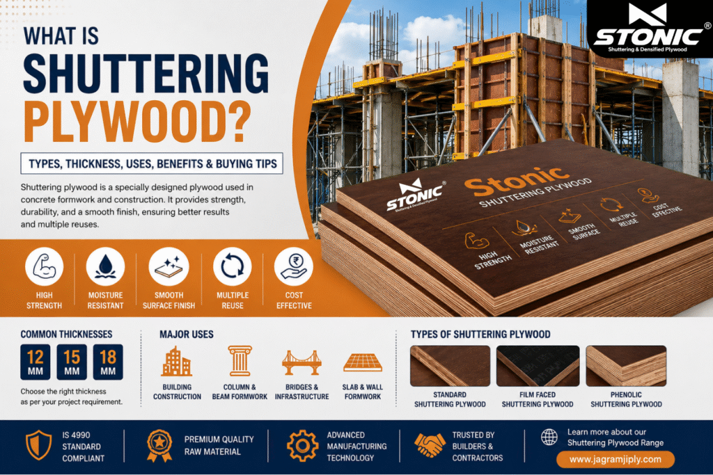 Shuttering Plywood for Concrete Construction – Stonic